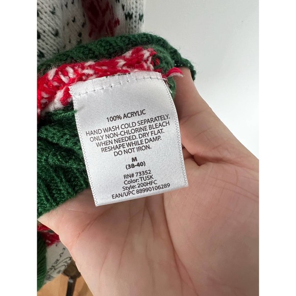 Jolly Sweaters ugly Christmas sweater with tie and buttons detail - Picture 5 of 7